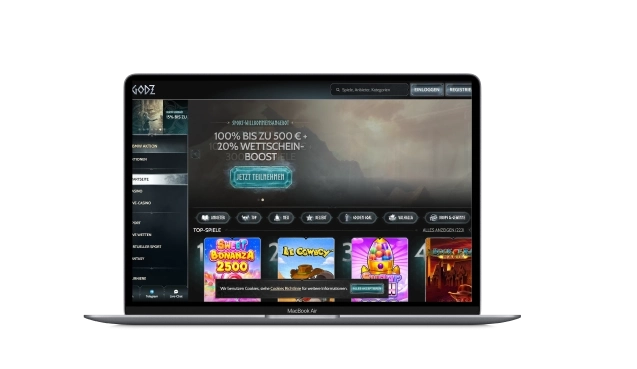 Godz Casino App-Screenshot